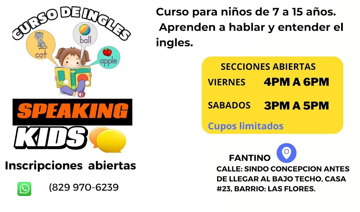 Speaking kids (inglés con Daniel y Anny) - en Fantino