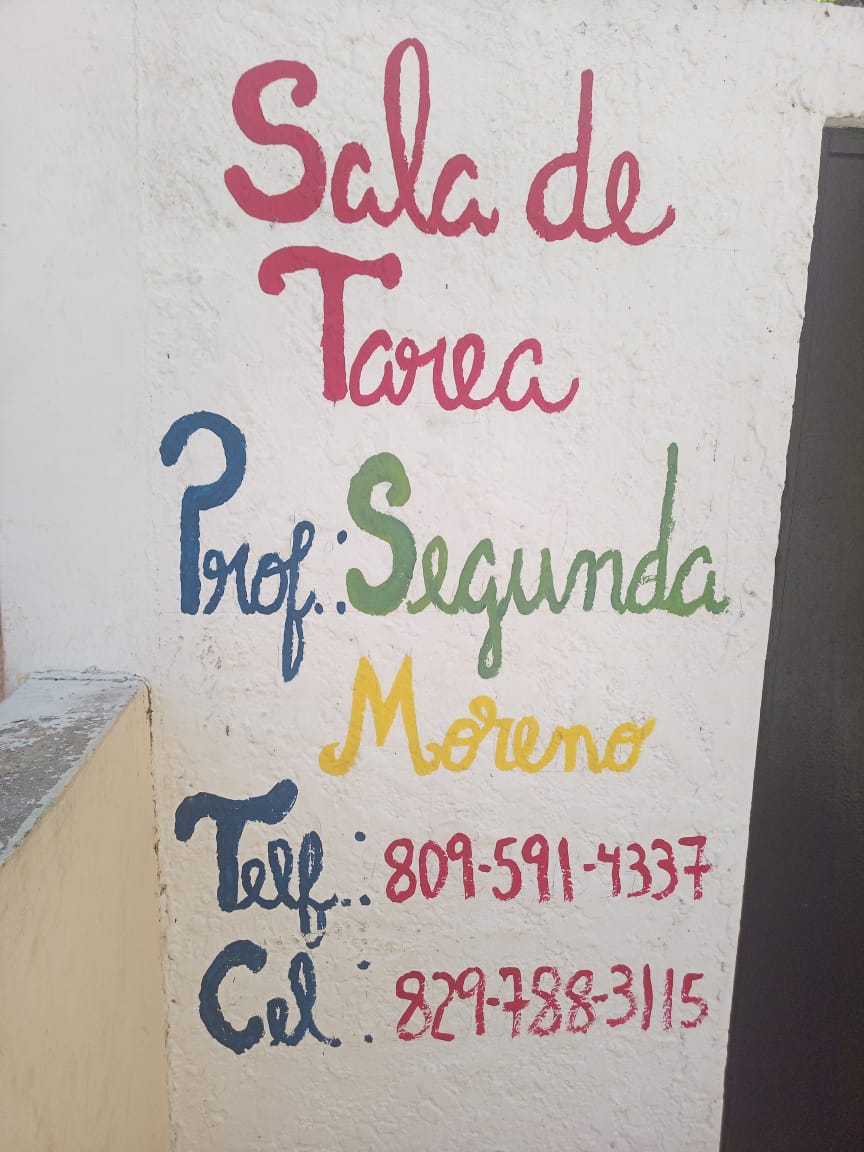 Sala de Tarea Profesora Segunda Moreno - en Santo Domingo de Guzmán
