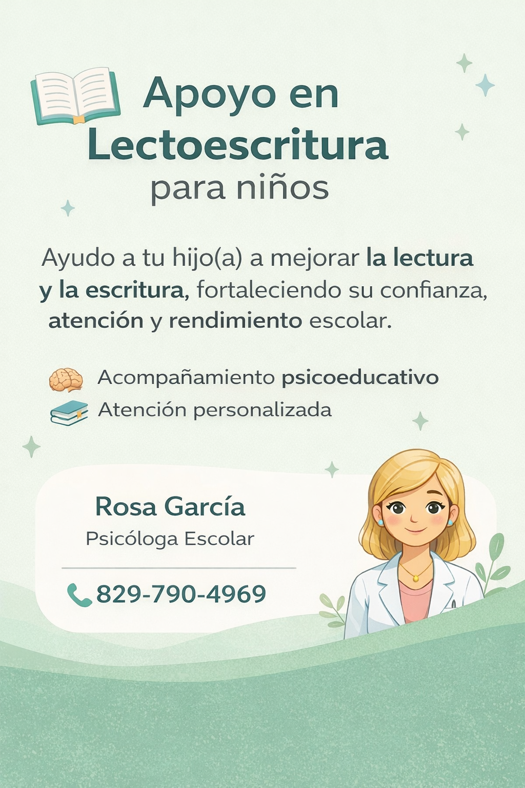 Apoyo Lecto escritura escolar - en Santo Domingo Norte