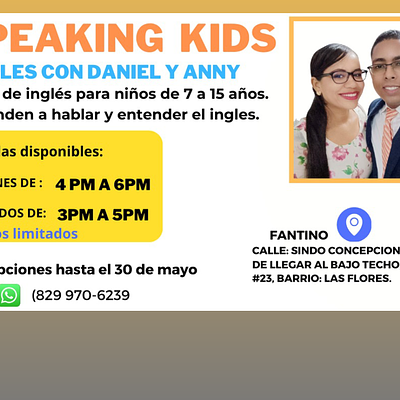 Foto 1 de Speaking kids (inglés con Daniel y Anny)