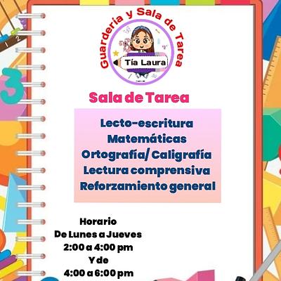 Foto 1 de Guardería y sala de tarea Tía Laura 😃